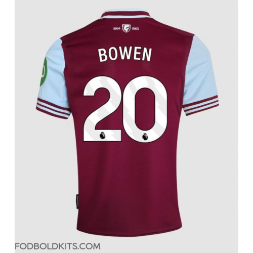 West Ham United Jarrod Bowen #20 Hjemmebanetrøje 2024-25 Kortærmet